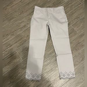 LOFT LACE BOTTOM GIRLFRIEND CHINO